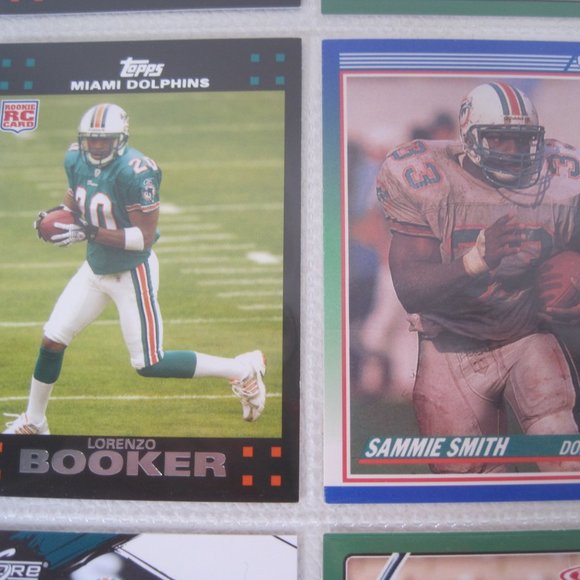 Lot Of 9 NFL Miami Dolphins Player Cards - Picture 7 of 12